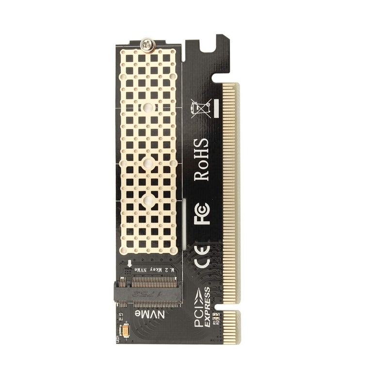 Futheda M-Key PCIe Adapter M.2 NVME SSD to PCI Express Adapter Card for PC/2U Hight Server, PCIE GEN3 Full Speed Support PCIe X4 X8 X16 Slot, Support M.2 SSD 2230 2242 2260 2280 - Image 3